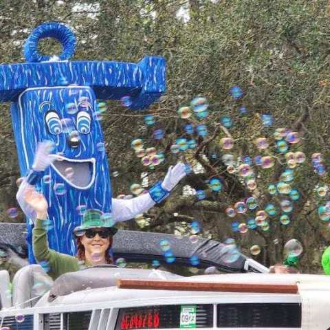 a group of people jumping in the air