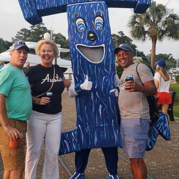a group of people posing for a picture