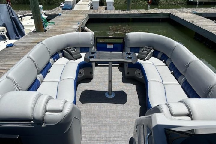 a car parked in a parking lot